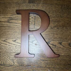 Pottery Barn Kids 8 Inch Expresso Letter R Wall Decor